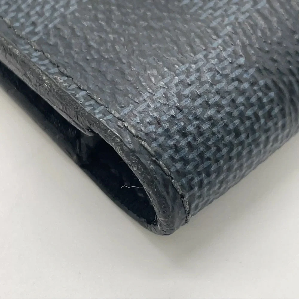 Authentic Louis Vuitton Damier Graphite Portefeuille multiple pocket W/Box